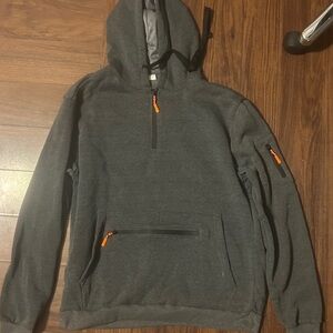 Mens Tactical Sweatshirt Workout Hoodies for Men Quarter Zip Pullover